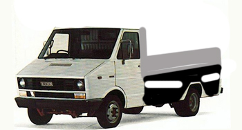 IVECO DAILY I c бортовой платформой/ходовая часть